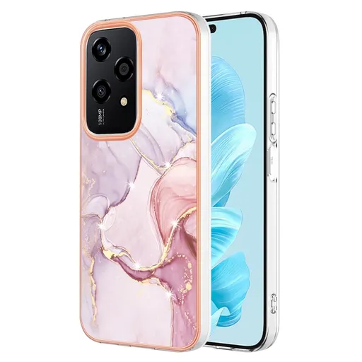 IMD MARBLE Ochranný kryt pre Honor 200 Lite ROSE GOLD