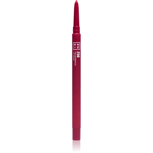 3INA The Automatic Lip Pencil kontúrovacia ceruzka na pery odtieň 250 - Wine red 0.35 g