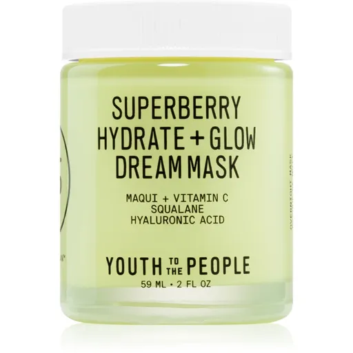 Youth To The People Superberry Hydrate + Glow Dream Mask maska pre rozjasnenie a hydratáciu 59 ml