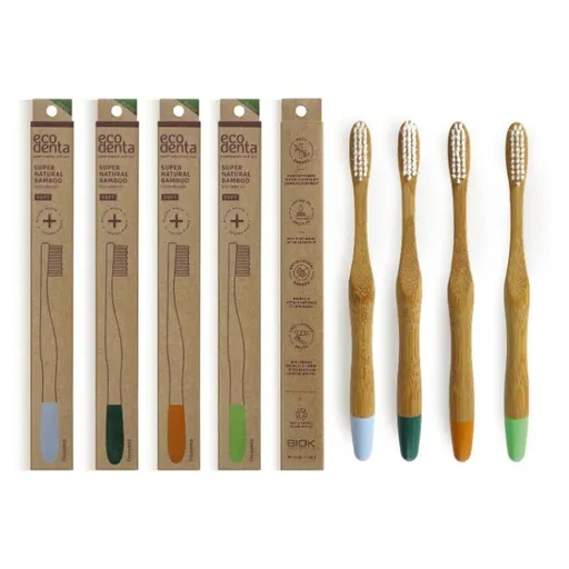 ECODENTA Bambusová zubná kefka Soft 1 kus
