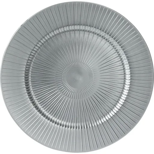 Podložka pod tanier Silver Stripes, 33 cm