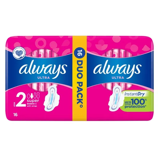 ALWAYS Ultra Super Plus 2x8 kusov