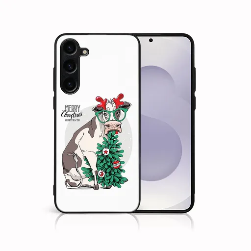 MY ART Kryt s vianočným dizajnom Samsung Galaxy S25 5G MERRY CHRISTMAS (074)