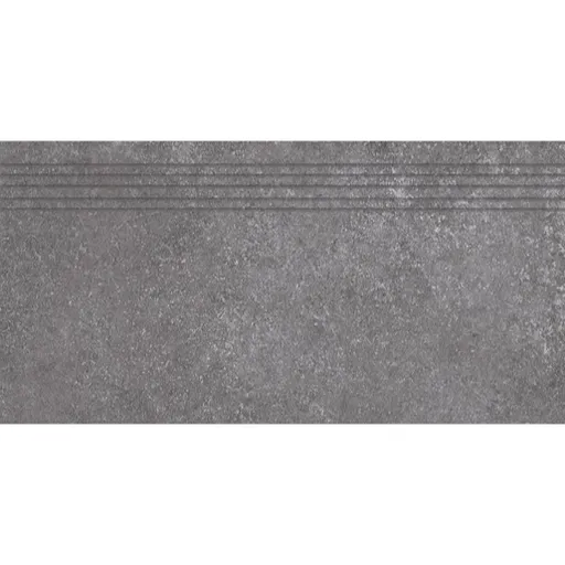 Schodovka Fineza Abe tmavo sivá 30x60 cm mat SCABE36DGRR