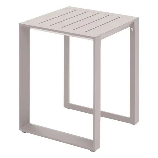 Hliníkový odkladací stolík MADRID (cappuccino)