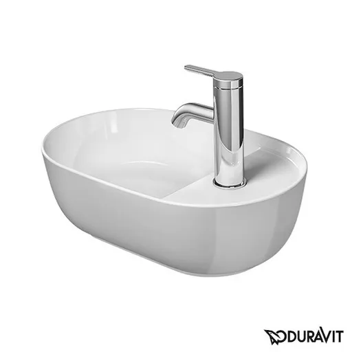 Duravit Luv umývadlo na dosku 42x27 cm otvor pre batériu, bez prepadu 0381420000