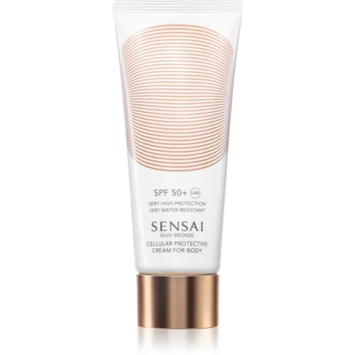 Sensai Silky Bronze Cellular Protective Cream for body opaľovací krém proti starnutiu pokožky SPF 50+ 150 ml