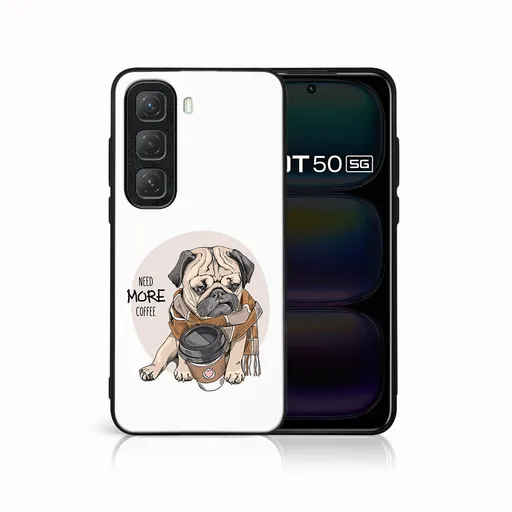 MY ART Ochranný kryt pre Infinix Hot 50 MORE COFFEE (184)