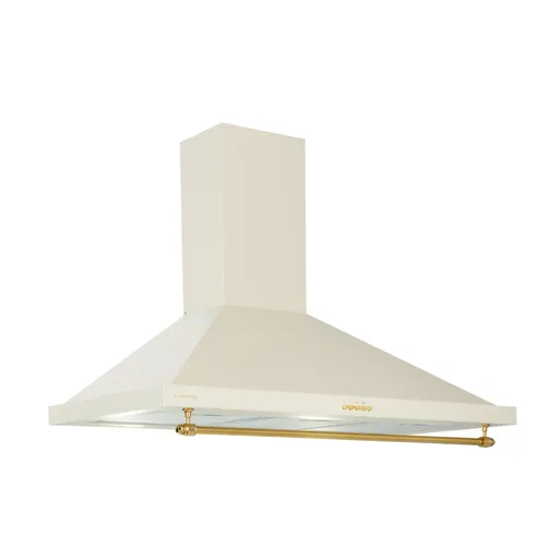 Klarstein Montblanc 90, digestor, 90 cm, nástenný, 610m³/h, LED, lišta, biely