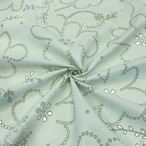 Bavlnená látka VOILE Puffy mint