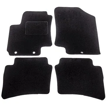 ACI pre HYUNDAI i20, 09-  textilné koberčeky čierne (súprava 4 ks) (8238X62)