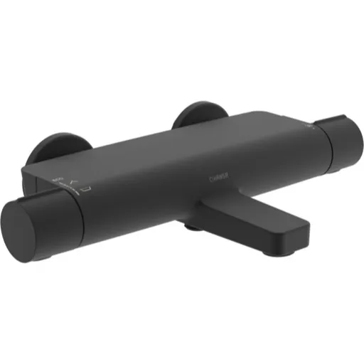 Vaňová batéria Hansa Optima bez sprchového setu 150 mm čierna matná 6513220133