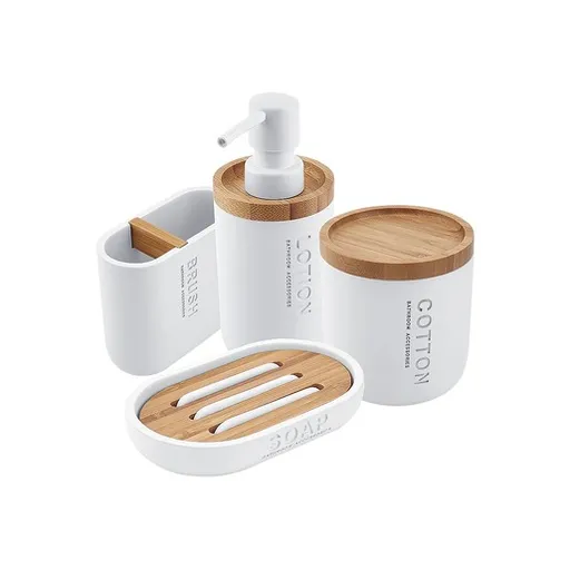 Nimco Kora sada kúpeľňových doplnkov biela ko 24000set-05 KO24000SET05