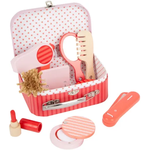 Small foot Wooden Retro Make-up in Case sada hračiek z dreva 3y+ 12 ks