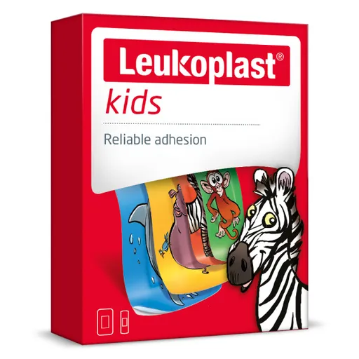 LEUKOPLAST Kids náplasť na rany pre deti 2 veľkosti, 12 ks