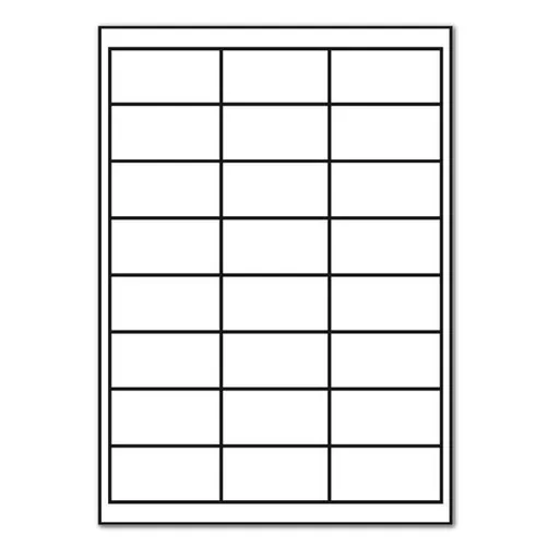 Samolepiace etikety 64,6 x 33,8 mm, 24 etikiet, A4, 100 listov