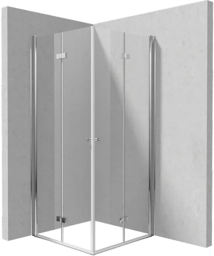 DEANTE/S - Sprchovací kút dvojité skladací 90x80 KTSX042P+KTSX041P KERRIA/0398