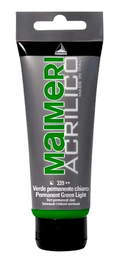MAIMERI ACRILICO - Akrylové farby 339 - permanent green light, 0,075 L