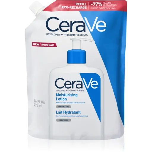 CeraVe Moisturizers Lotion hydratačné mlieko na telo a tvár pre suchú až veľmi suchú pokožku 473 ml