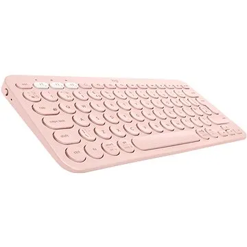 Logitech Bluetooth Multi-Device Keyboard K380, ružová – US INT (920-009867)