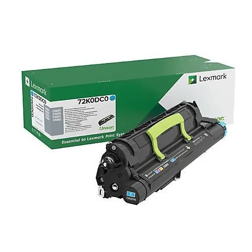 Lexmark 72K0DC0 azúrový (cyan) originálny developer