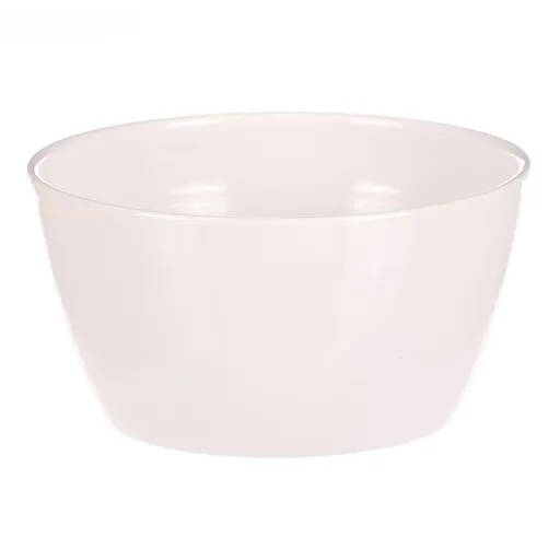 Keramický obal na kvety Terakota, pr. 15 cm, biela