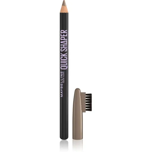MAYBELLINE NEW YORK Quick Shaper precízna ceruzka na obočie s kefkou odtieň 03 Soft Brown 1 ks