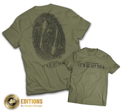 4anglersdesign tričko carp fishing ... it´s in my dna - xxxl