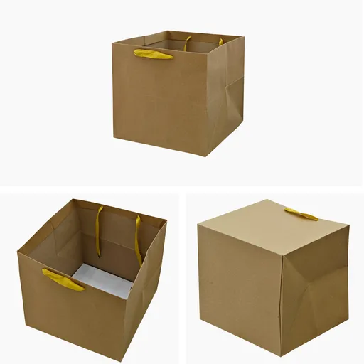 Papierová darčeková taška TORO 28x30x30cm MIX farieb