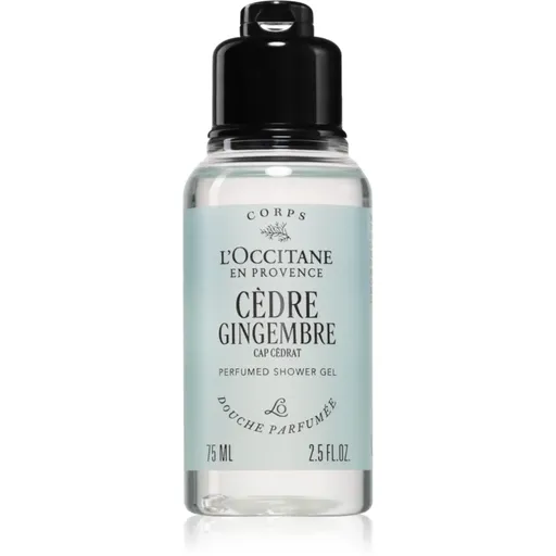 L’Occitane Cèdre Gingembre Perfumed Shower Gel sprchový gél 75 ml