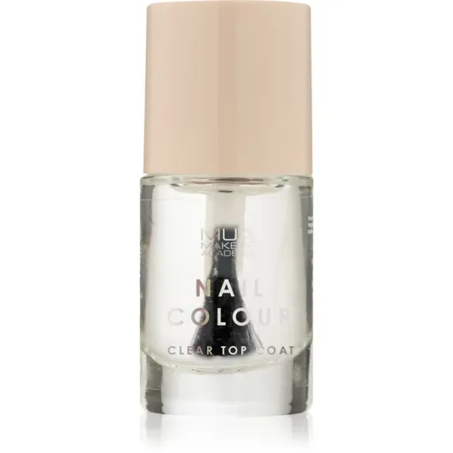 MUA Makeup Academy Nail Colour lak na nechty odtieň Clear Top Coat 10 ml