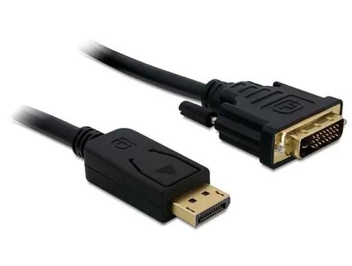 Delock kábel DisplayPort (samec) na DVI 24 +1 (samec), 2m