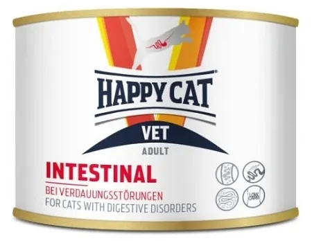 Happy Cat VET DIET - Intestinal - pri tráviacich poruchách konzerva pre mačky 200 g