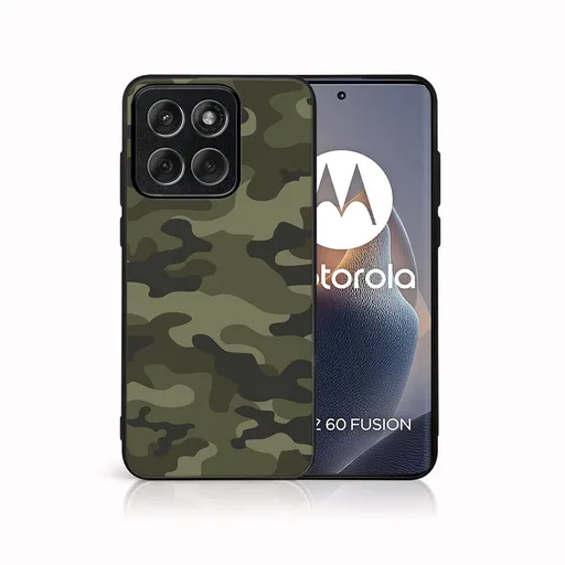 MY ART Ochranný kryt pre Motorola Edge 60 / Edge 60 Fusion GREEN CAMO (235)