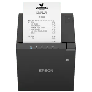Epson TM-m30III, 8 dots/mm (203 dpi), cutter, USB, USB-C, BT, Ethernet, Wi-Fi, black
