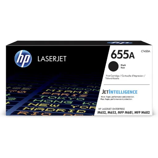 HP CF450A - originálny toner HP 655A, čierny, 12500 strán