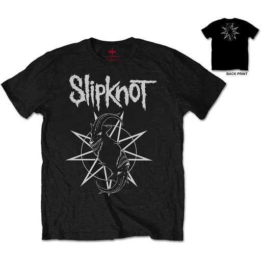 Slipknot tričko Goat Star Logo Čierna S