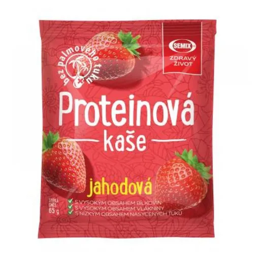 SEMIX Proteínová kaša jahodová 65 g