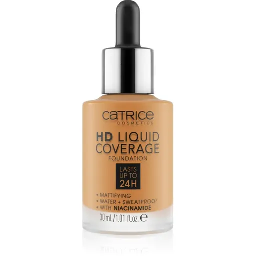 Catrice HD Liquid Coverage make-up odtieň 066 Warm Toffee 30 ml