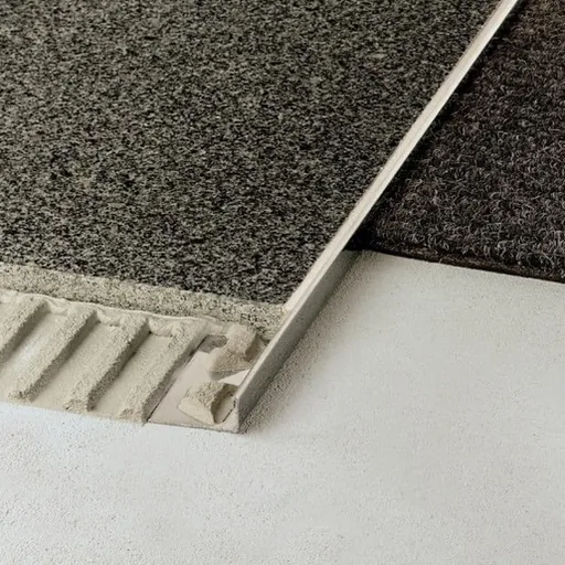 Lišta ukončovací "L" Schlüter, nerez, dĺžka 250 cm, výška hrany 10 mm, E100