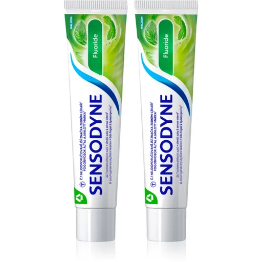 Sensodyne Fluoride zubná pasta pre citlivé zuby 2x75 ml