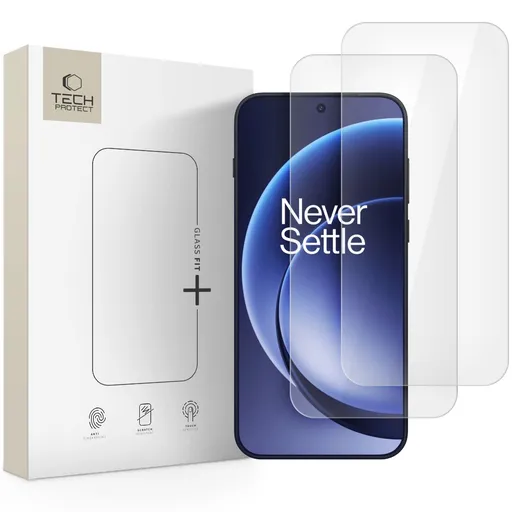 TECH-PROTECT GLASS FIT+ 2-PACK Ochranné sklo OnePlus 15 CLEAR