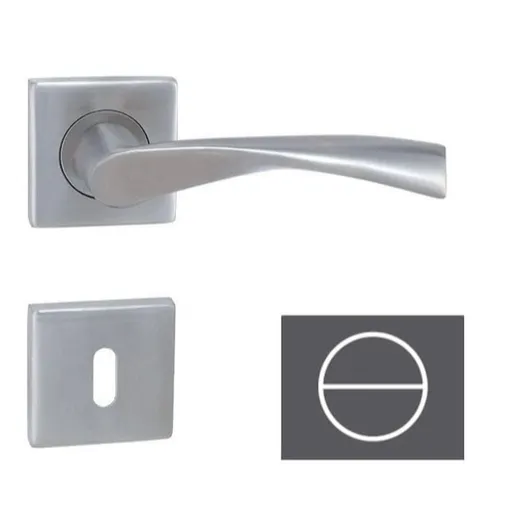 Kľučka Naturel Tornado HR brúsený nerez WC zámok TORNADOHRBNWC