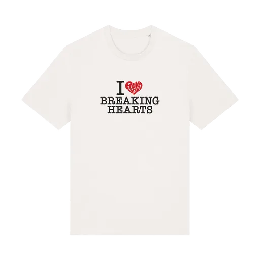 Ruka Hore tričko I Love Breaking Hearts Off White M