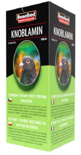 Knoblamin cesnakový extrakt proti črevným parazitom pre holuby 500ml
