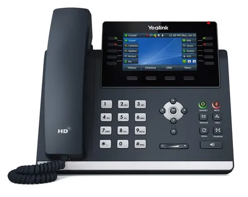 Yealink SIP-T46U SIP telefón, PoE, 4,3
