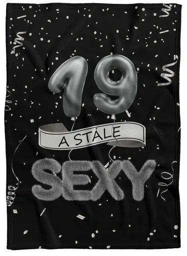 Deka Stále sexy – Čierna (vek: 19, Podšitie baránkom: NE)