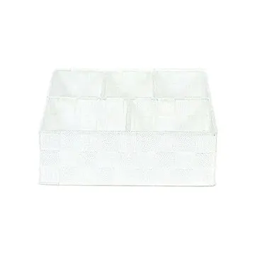 Compactor organizér na bielizeň a doplnky TEX – 5-dielny, 32 × 25 × 8 cm, biely (RAN6875)