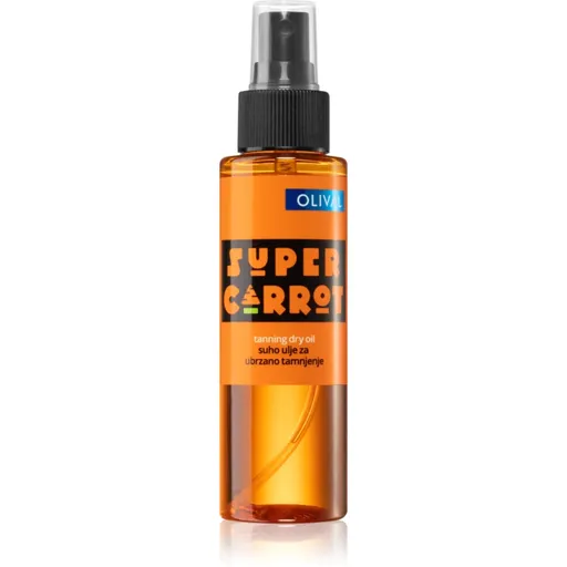 Olival SUPER Carrot Dry Oil suchý telový olej urýchľujúci opaľovanie 100 ml