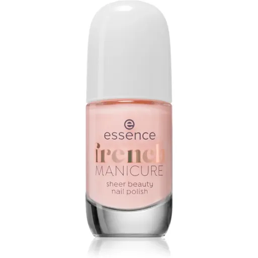 essence French MANICURE lak na nechty odtieň 01 - peach please! 8 ml